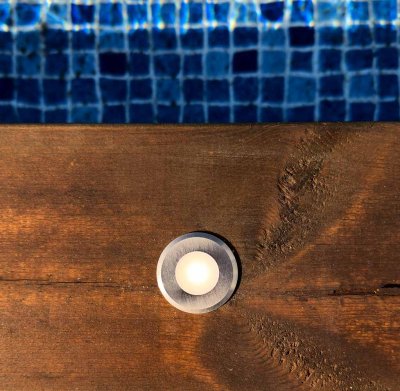 silver decklight 5 stycken dexter lightson pool