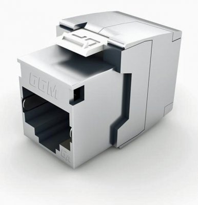 Skärmat modularjack RJ45 SLIM kat 6A