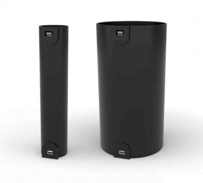 skarvmuff lszh med lås UVbeständig svart