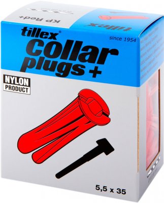 skruvplugg med plastspik 5,5x35mm