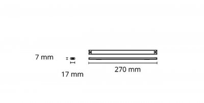 slimline 270mm linedrawing
