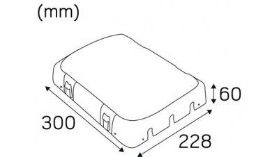 Spot-Guard Gles från Hide-A-Lite måttbild