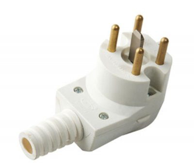 Stickpropp till spis perilex vit 16A