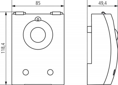 Storlek Luna 126 Star E måttskiss