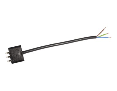 svart lamppropp dcl jordad med kabel