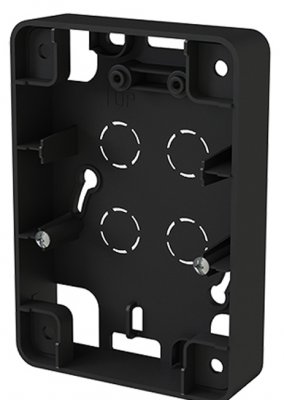 svart förhöjningsram 2-vägs usb uttag