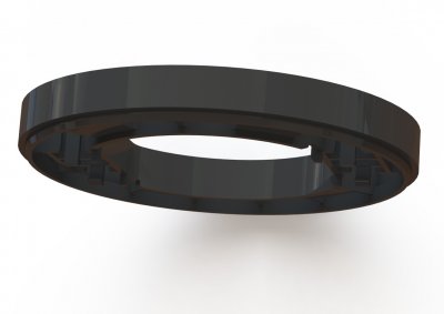 svart förhöjningsring till lamputtag tak 10mm 7053531286811