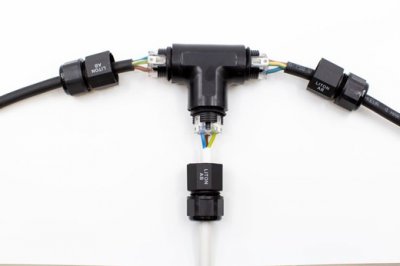 Vattentät skarvkoppling IP68 T-skarv kabel IP68 snabbskarv