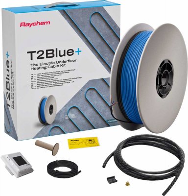 t2blue+12 golvvärmepaket med termostat senz wifi