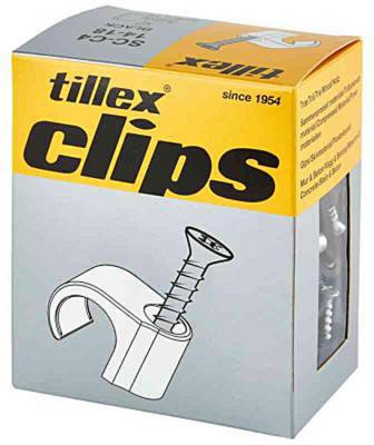 tillex sc svarta skruvclips c4 8-12 100st frp