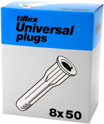 tillex-universalplugg med krage 8x50 1507396