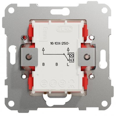 Trapp koppling + 1-polig koppling Elko baksida EKO40004