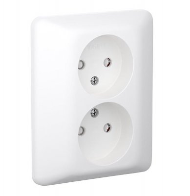 vägguttag elko rs utan jord renvit ral9003 EKO30295 7020160302953