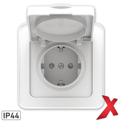 vägguttag ip44 vit infälld 7053531583378