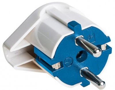 Vit stickpropp jordad sidoanslutning 8423220004122