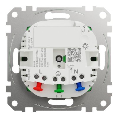 wiser 1-vägs Exxact 16a zigbee 3.0 vit wde002172 wsc5001a